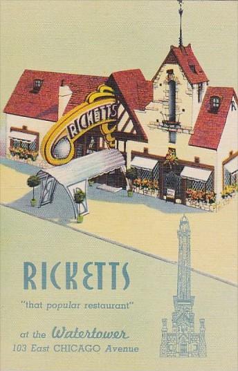 Ricketts Restaurant At The Water Tower Chicago Illinois