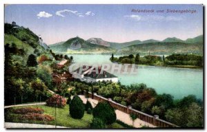 Old Postcard Rolandseck und Siebengebirge