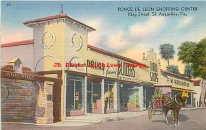 FL, Saint Augustine, Florida, Ponce De Leon Shopping Center, Tichnor No 88991