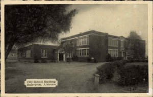 Enterprise Alabama AL City School Building Vintage Postcard