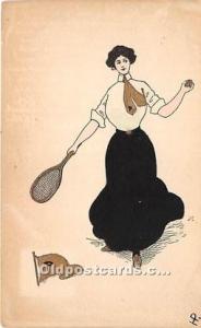 Woman in Sports s Tennis Unused 