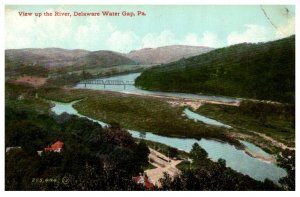 Pennsylvania Delaware Water Gap,   View up the river