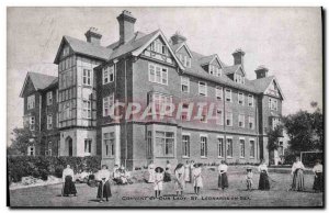 Postcard Old Convent on our lady St Leonards on Sea Croquet