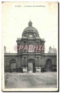 Old Postcard Paris Palais du Luxembourg