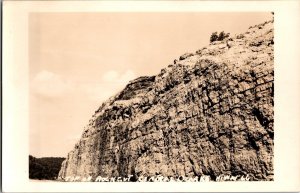 RPPC Rock Cut on Route 66 in Central Ozarks, MO Vintage Postcard K69