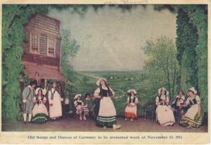 Old Songs & Dances of Germany, Week of Nov 13' 1911 AD ~ Rare Antique Postcard