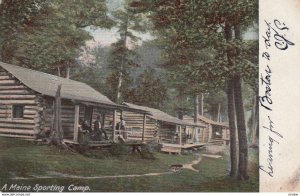 A MAINE Sporting Camp , 1906