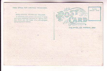 Nova Scotia Technical College, Halifax Nova Scotia