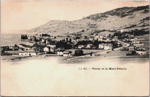 Switzerland Vevey et le Mont-Pélerin Vintage Postcard C217
