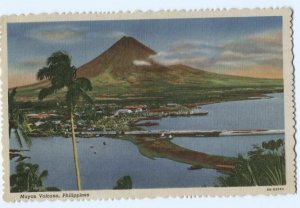 Postcard Mayon Volcano Philippines