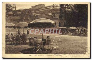 Postcard Old Vichy Casino Terrace