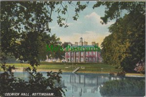 Nottinghamshire Postcard - Colwick Hall, Nottingham  RS30499