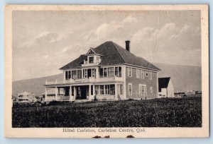 Carleton Centre Quebec Canada Postcard Hotel Carleton c1920's Antique Posted