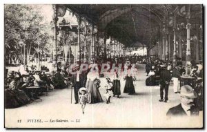 Old Postcard Vittel Galleries