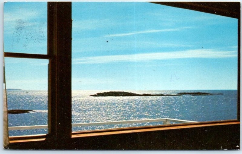 Postcard - Thompson House Cottages, New Harbor, Maine, USA