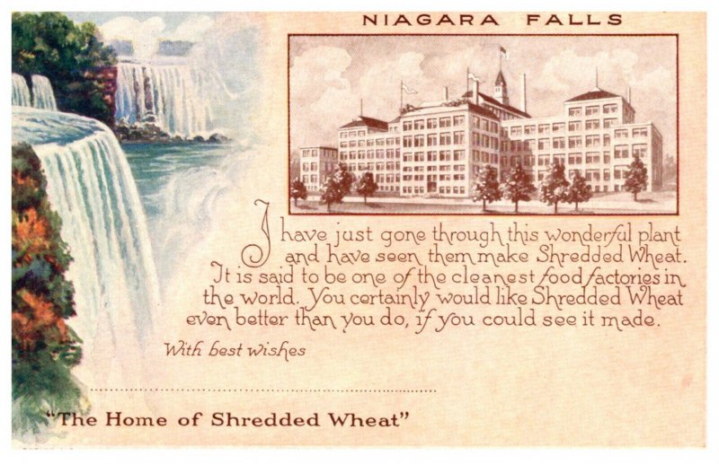 New York Niagra Falls  Home of Shredded Wheat