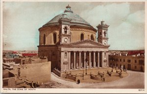 Malta The Dome of Mosta Rotunda Unused Photochrom Postcard H7