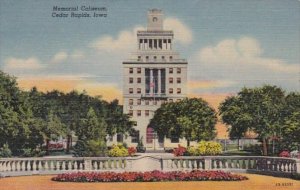 Iowa Cedar Rapids Memorial Coliseum Curteich