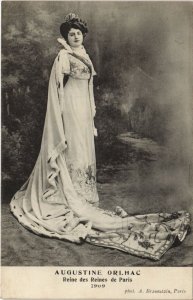 CPA PARIS MI-CAREME 1909 Reine des Reines Augustine ORLHAC (999508)