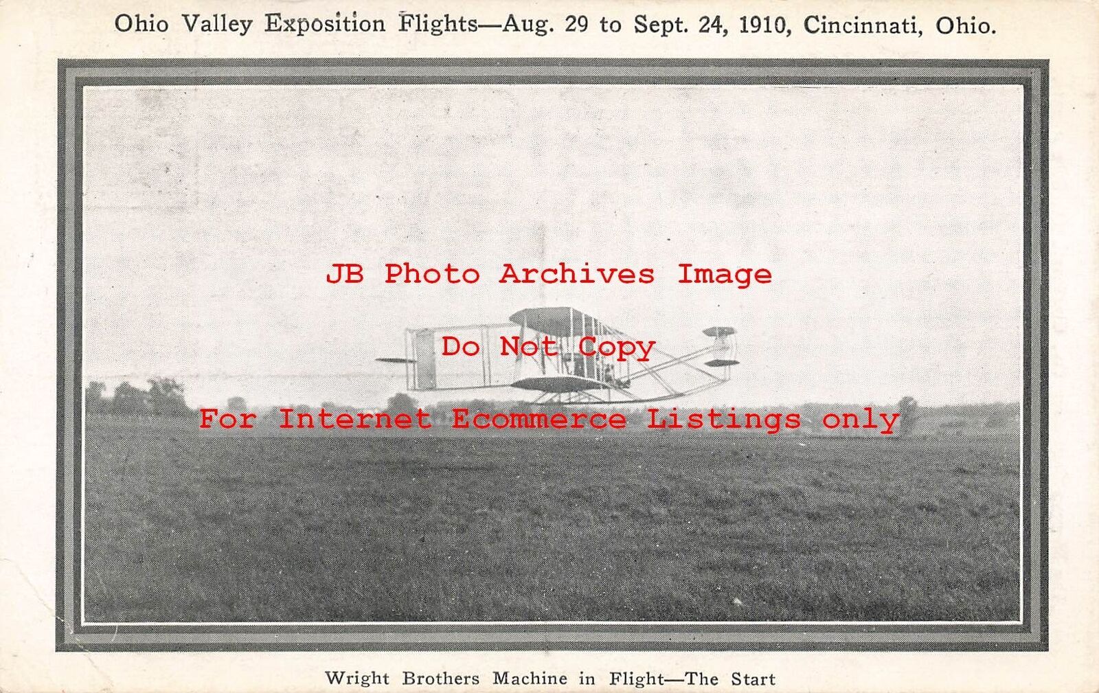 Vintage Style Postcard - 1910 Wright Brothers Airplane Race At Indianapolis Motor Speedway