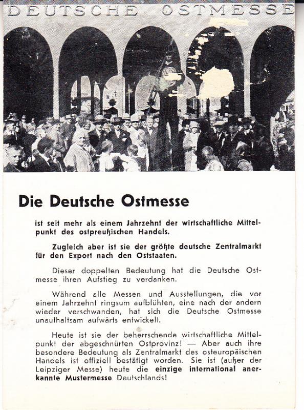 East Fair - Konigsberg Germany 1933