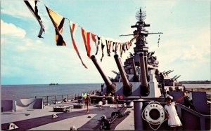 USS Alabama Battleship Commission Postcard PC169