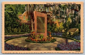 Vintage Alabama Postcard -  Bellingrath Gardens   Mobile