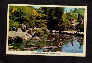 NY Gardens Thornden Park Syracuse New York Postcard
