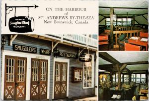 Smugglers Wharf On The Harbour St. Andrews By The Sea New Brunswick Postcard D94