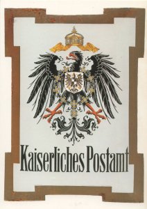 Reichspost Posthausschild 1900 German Post Office Sign Postcard