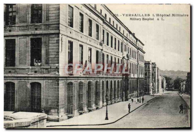 Old Postcard Versailles L & # 39Hopital Military Army