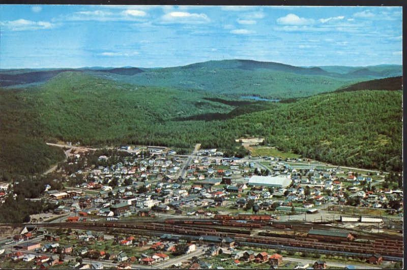 Ontario Aerial SCHREIBER highway 17 between Nipigon and Terrace Bay 1950-1970s