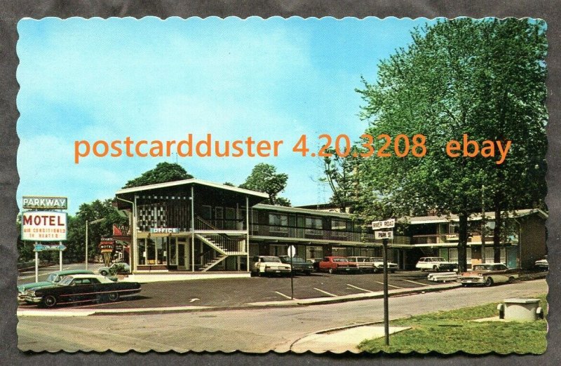 h3151 - NIAGARA FALLS Ontario 1970s Parkway Motel on Park St & River Road. NOS