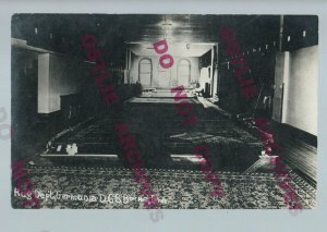 Boone IOWA RPPC c1910 INTERIOR GENERAL STORE Rug nr Ames Perry Story City Ogden