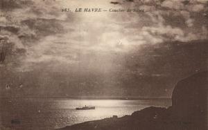 CPA Le HAVRE - Coucher de Soleil (201284)