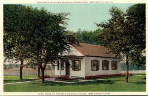 Pennsylvania Gwynedd Valley Normandy Farm Side View Of Peter's School Ho...