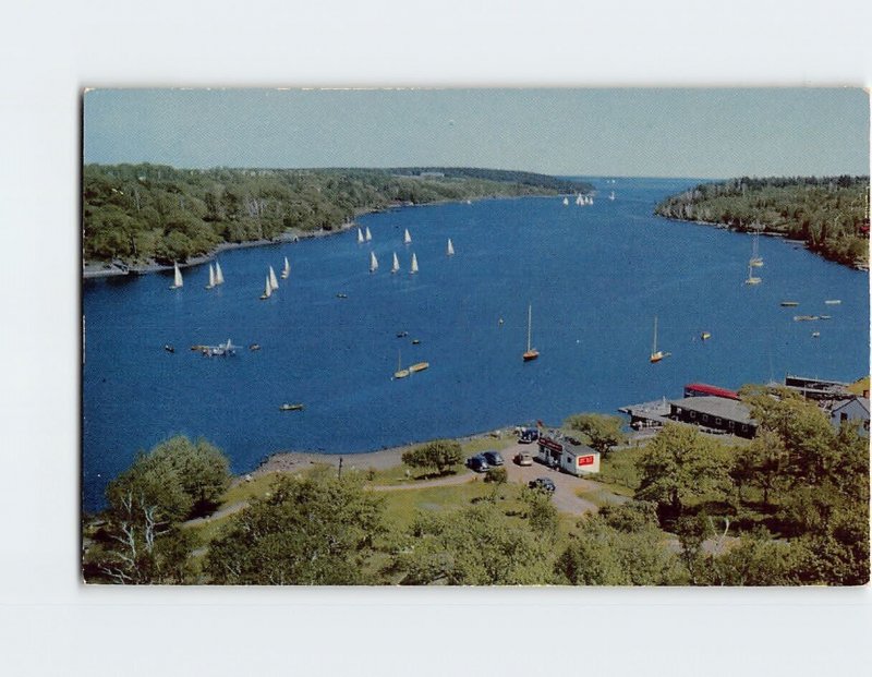 Postcard Northwest Arm, a branch of the harbor at Halifax, Canada