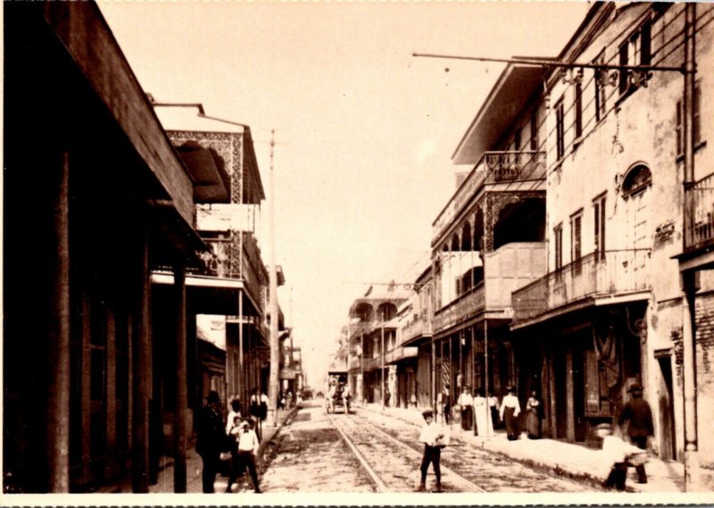 Louisiana New Orleans Royal Street In French Quarter Circa 1895