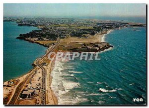 Postcard Modern Brittany Picturesque Presquile de Quiberon The two seas