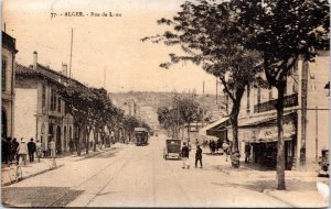 Postcard Alger Rue de Lyon