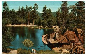 Beautiful Cedar Lake-San Bernardino Mountains Rim o World California Posted 1967