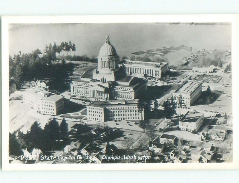 Pre-1950 rppc NICE VIEW Olympia Washington WA W0275