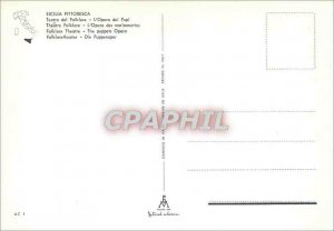 Postcard Modern Folklore Theater Pittoresca Sicilia Opera puppet