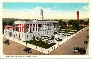 Connecticut Waterbury Municipal Building Curteich