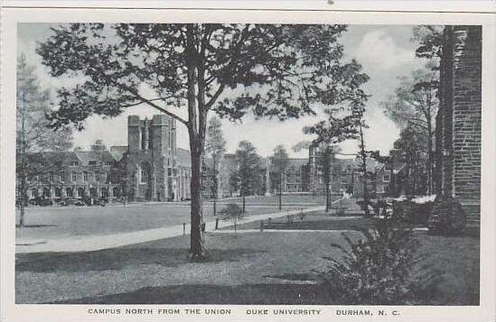 North Carolina Durham Campus North From The Union Duke University Albertype