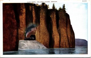 USA Cape Horn Columbia River Oregon Vintage Postcard C014
