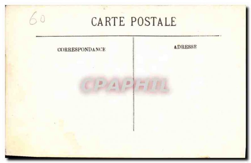 Old Postcard Chantilly Chateau