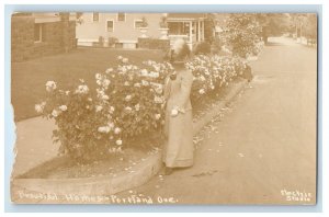 c1910's Beautiful Homes Rose Garden Portland Oregon OR PPC Photo Postcard 