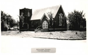 Vintage Postcard 1900's Federated Church Oberlin Kansas KS