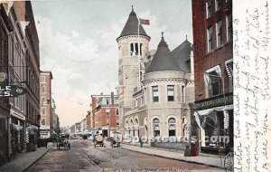 Water Street & Post Office - Augusta, Maine ME  